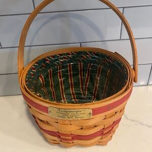 Longaberger Jingle Bell Basket